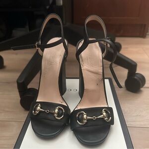 GUCCI BUCKLE HEELS